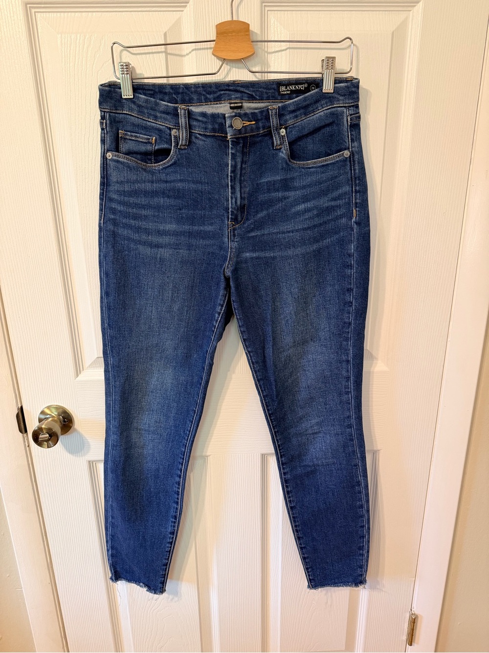 Blank NYC Mid-Rise Ankle Skinny Jeans in Indigo Wash